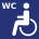 WC rollstuhlgerecht